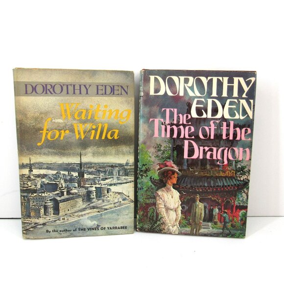 Lot of 2 Dorothy Eden Novels Waiting for Willa & The Time Of The Dragon - Picture 1 of 9